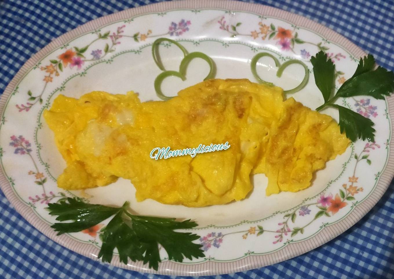 Omelete keju Mommylicious