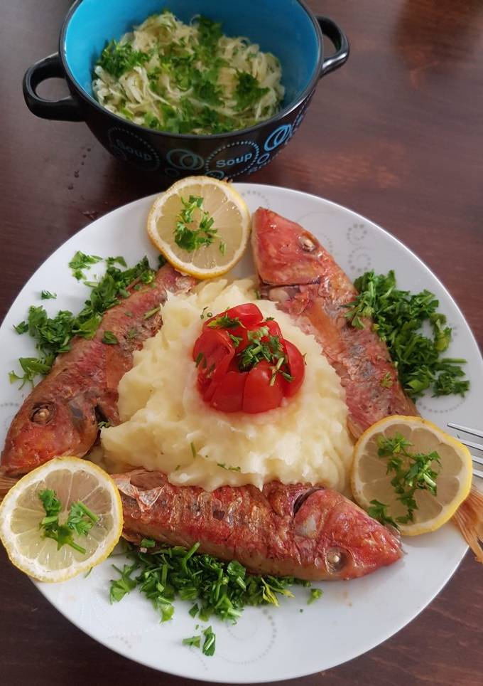 Барабулька смажена