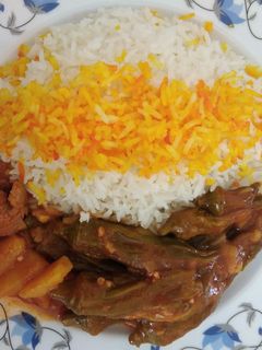 عکسی از دستور خورشت بامیه