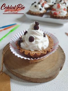 Foto resep PIE Coklat with Cream (Gluten Free)