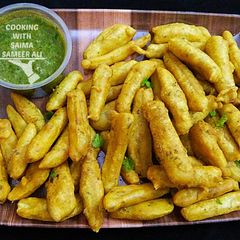A picture of Potato Finger fritters.