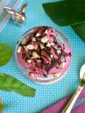 Helado vegano de fresa con almendras (Thermomix)