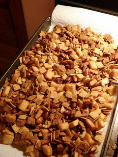 A picture of Backyard BBQ Chex Mix.