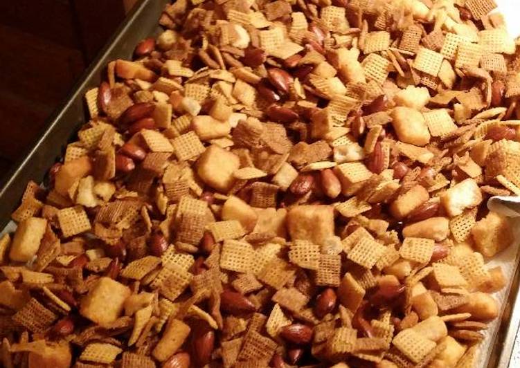 Easiest Way to Prepare Super Quick Homemade Backyard BBQ Chex Mix