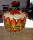 Creamy Fruit and Cake Delight Trifle