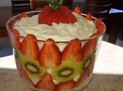 A picture of kiwi dessert
