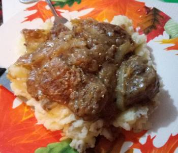 Easy Fast Cooking Beef Liver and Onions in Gravy Restaurant Style