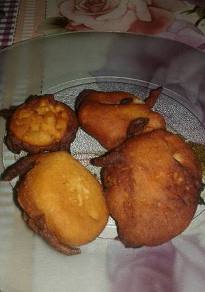 Una foto de Buñuelos de naranja y coco
