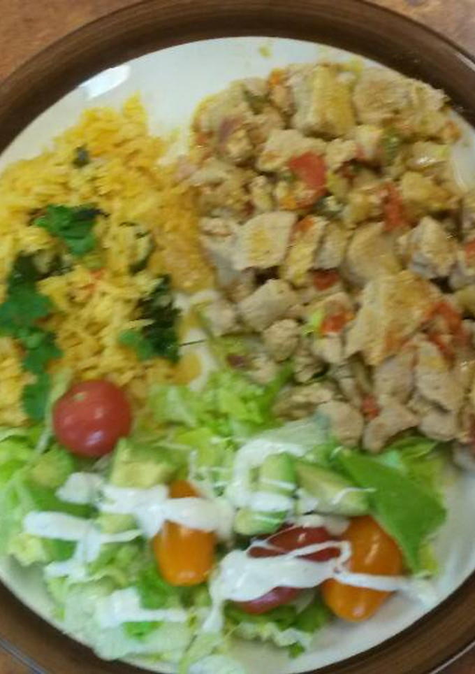 Una foto de Carne de puerco a la Mexicana