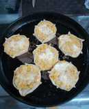 Canastitas de choclo y salsa blanca