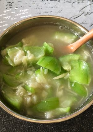 薑絲絲瓜湯 的食譜成品照片