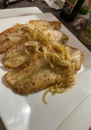 Una foto de Filetes de base al sartén