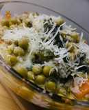 RISOTTO DE VERDURAS 🧄🧅🥕🥔🍠🥬🫛🧀🍲🍷🍽️🍷🥣🥄