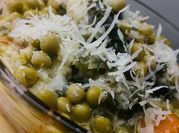 Una foto de risotto de papa