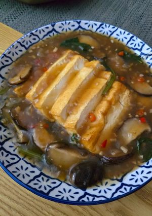 Foto resep Tahu Jepang Saus Jamur