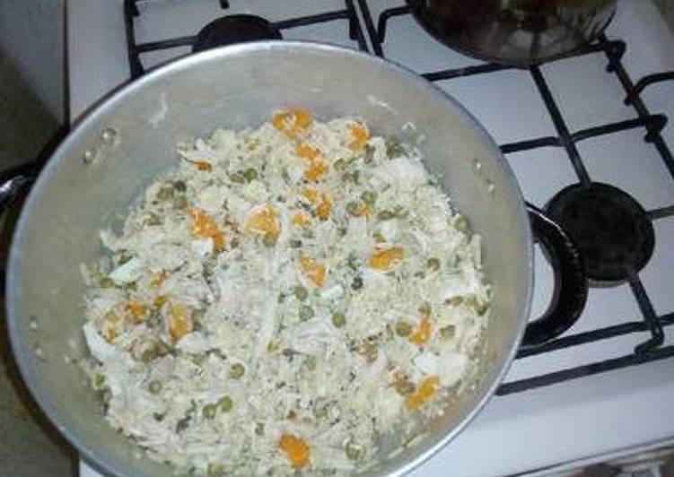 Receta de salpicon de pollo con arroz