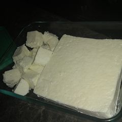 A picture of Indian style Paneer/cheese.
