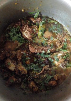 A picture of Machli ka salan.