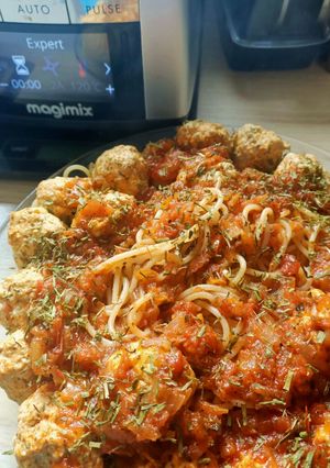 Une photo de Boulettes de dindes sauce tomate au cook expert