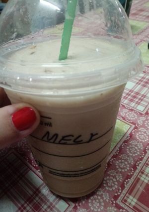 Una foto de Frappuccino versión pobre 😂