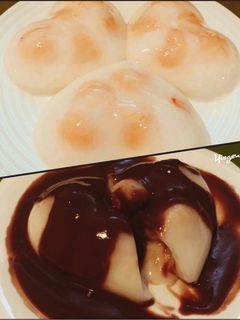 Foto resep Puding Susu Vanilla Leci + Vla Coklat(Instant Puding & Vla)
