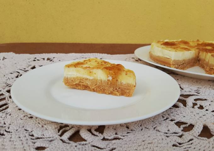 Cheesecake panna cotta e fichi