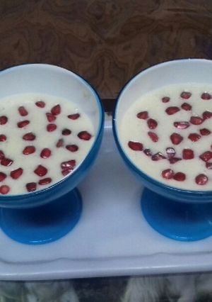 A picture of Fruit custard.