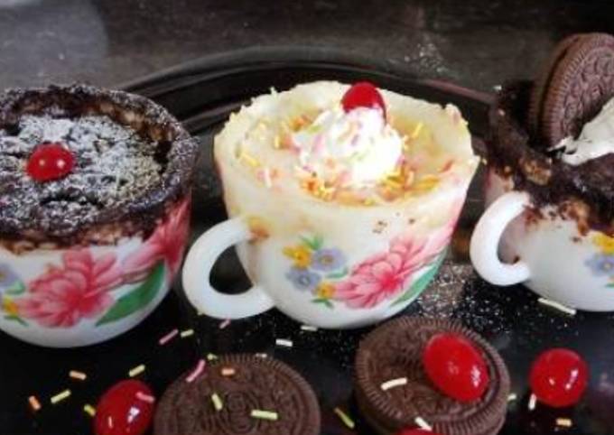 Recipe of Favorite Chocolate Mugcake and Vanilla Mugcake