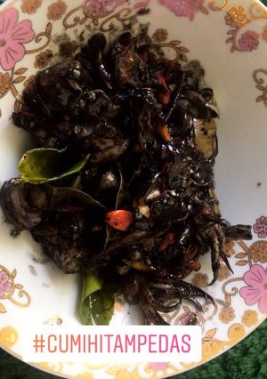 Foto resep Cumi hitam pedas