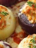 Cebollas rellenas de atún