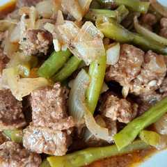 Foto resep Saikoro dan buncis saos blackpepper