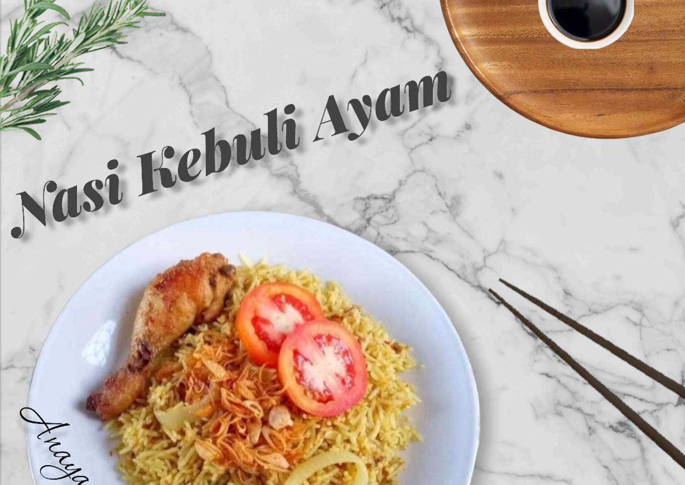 Nasi Kebuli Ayam Rice Cooker Simple