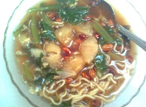 Foto resep Mie kuah ubi (sop ubi)