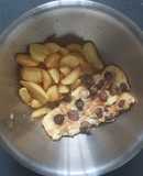 Chunky Chips and Button Mushroom Omelette