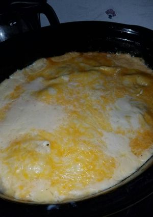 A picture of Crock Pot Alfredo Lasagna.