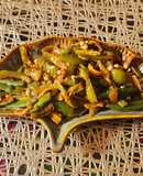 Capsicum Bhindi Sabji