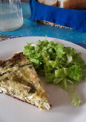 Una foto de Tarta de ricota y espinaca