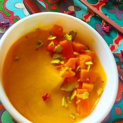 A picture of Mango mousse.