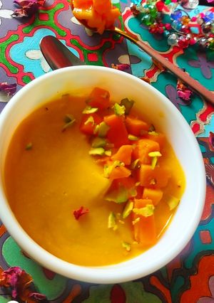 A picture of Mango mousse.
