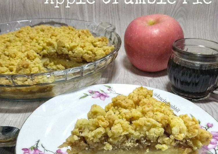 Resep (3.13) Apple Crumble Pie Simple, Lezat
