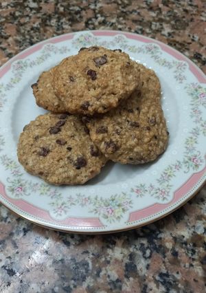 Una foto de Galletas de avena y chips de choco