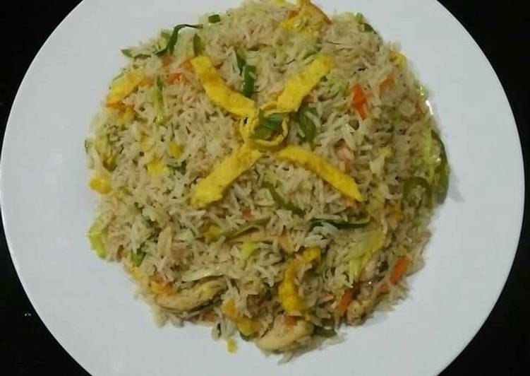 Restuarant style Chicken fried rice๐๐ฒ๐ด