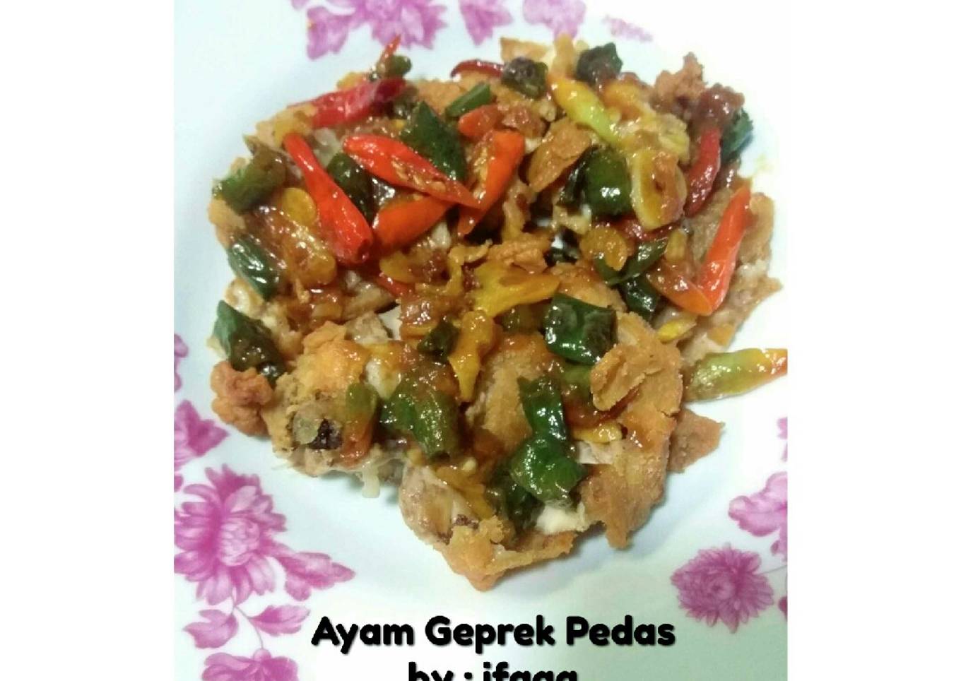 Resep Ayam Geprek Pedas Anti Gagal
