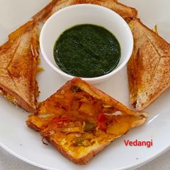 A picture of Mixed Vegetable Toast.