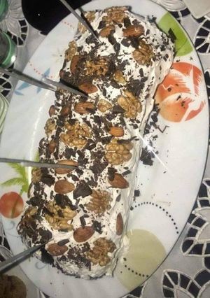 صورة لوصفة 🥰 بسكويت رولي بالمكسرات ♥