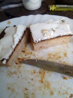 Una foto de Budín de pan con merengue