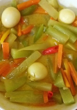 Foto resep Labu siam kuah santan