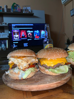 Una foto de Hamburguesa Casera