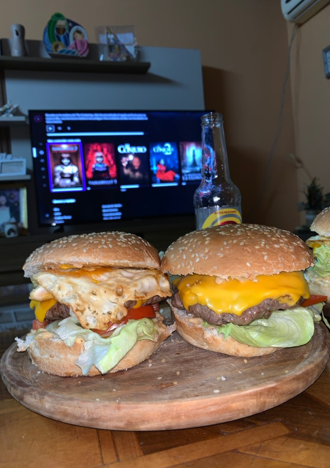 Una foto de Hamburguesa Casera