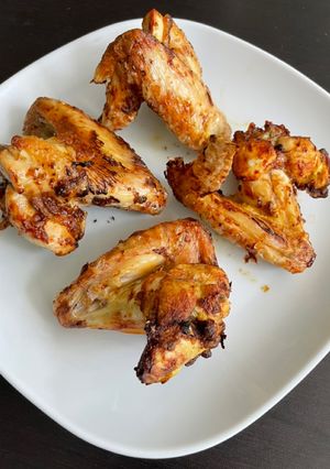 Une photo de Ailerons de poulet à l’airfryer